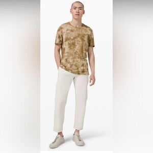 lululemon athletica Brown Tie-Dye Short Sleeve Tee